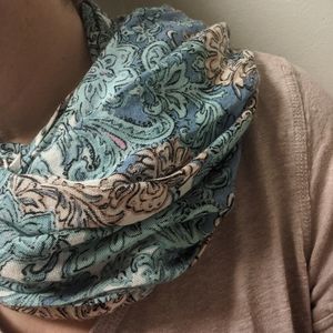 Long Talbots floral blue and pink scarf 3/$20